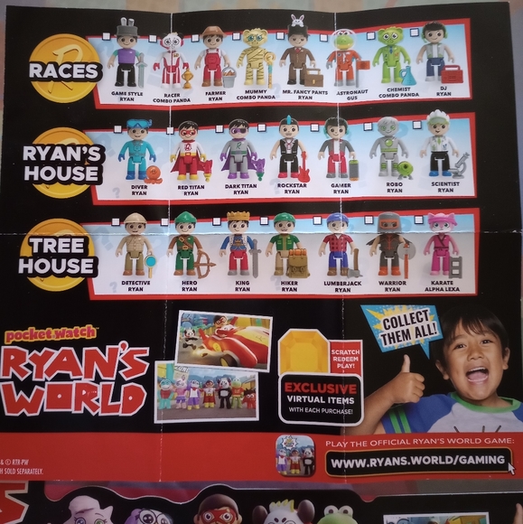 Ryan's World Deluxe Action Figures complete & collector's guide - Picture 8 of 8